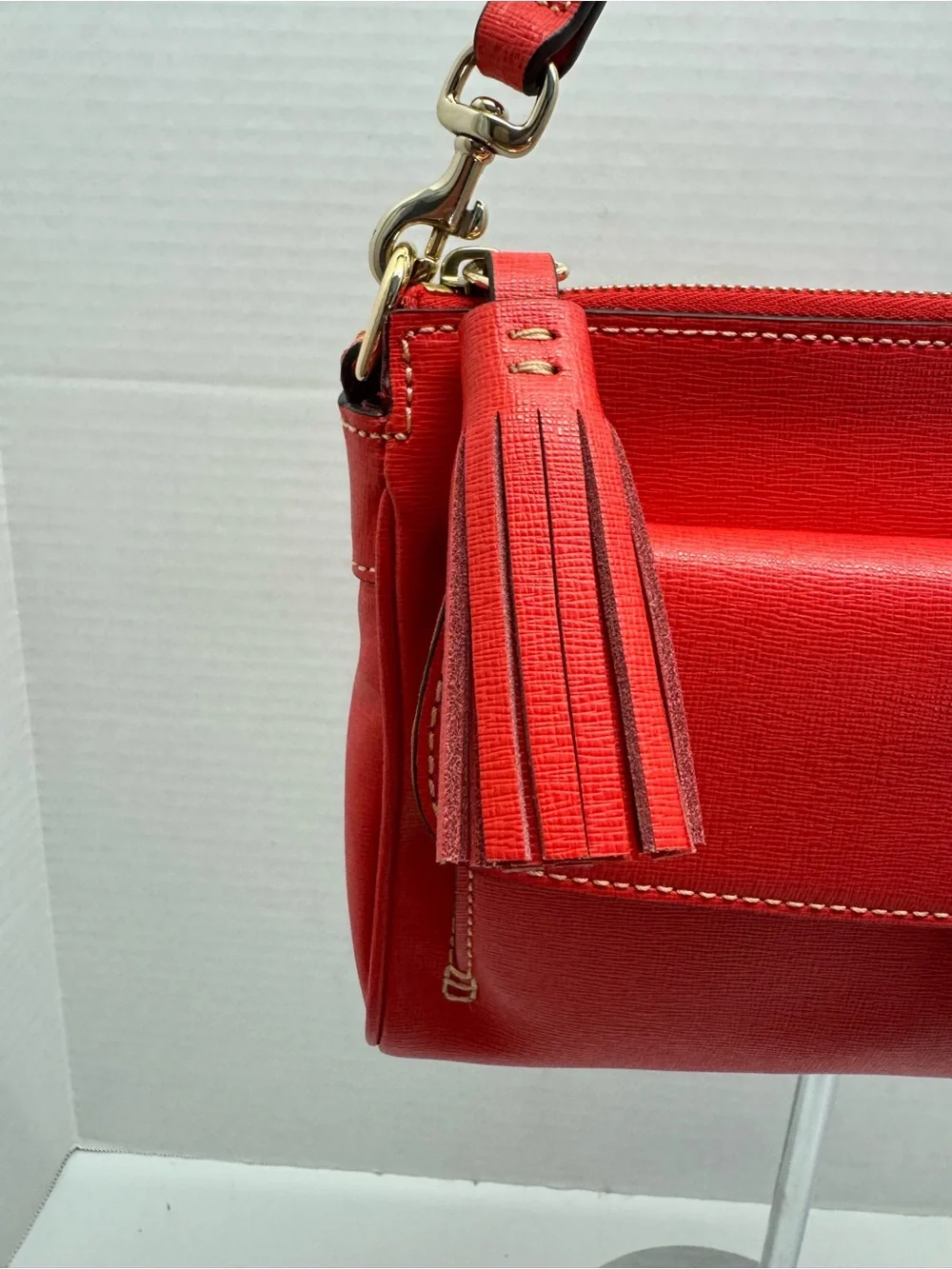 Dooney & Bourke Saffiano Leather Dana Pocket Clutch - Picture 5 of 12